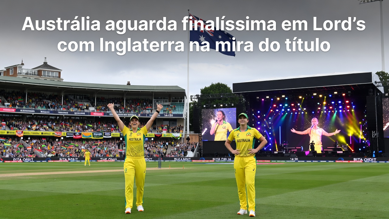 Austrália aguarda finalíssima em Lord's com Inglaterra na mira do título