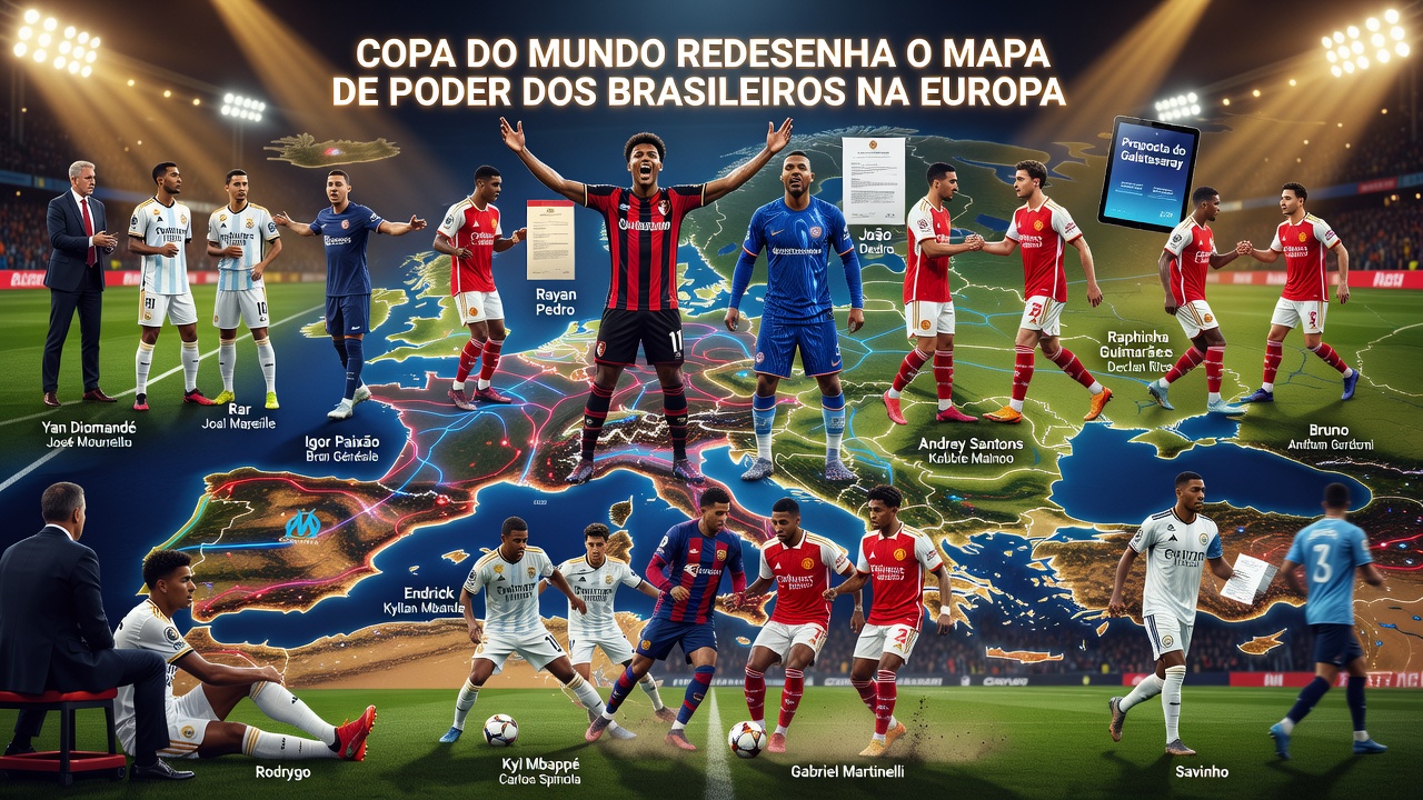 Copa do Mundo redesenha o mapa de poder dos brasileiros na Europa