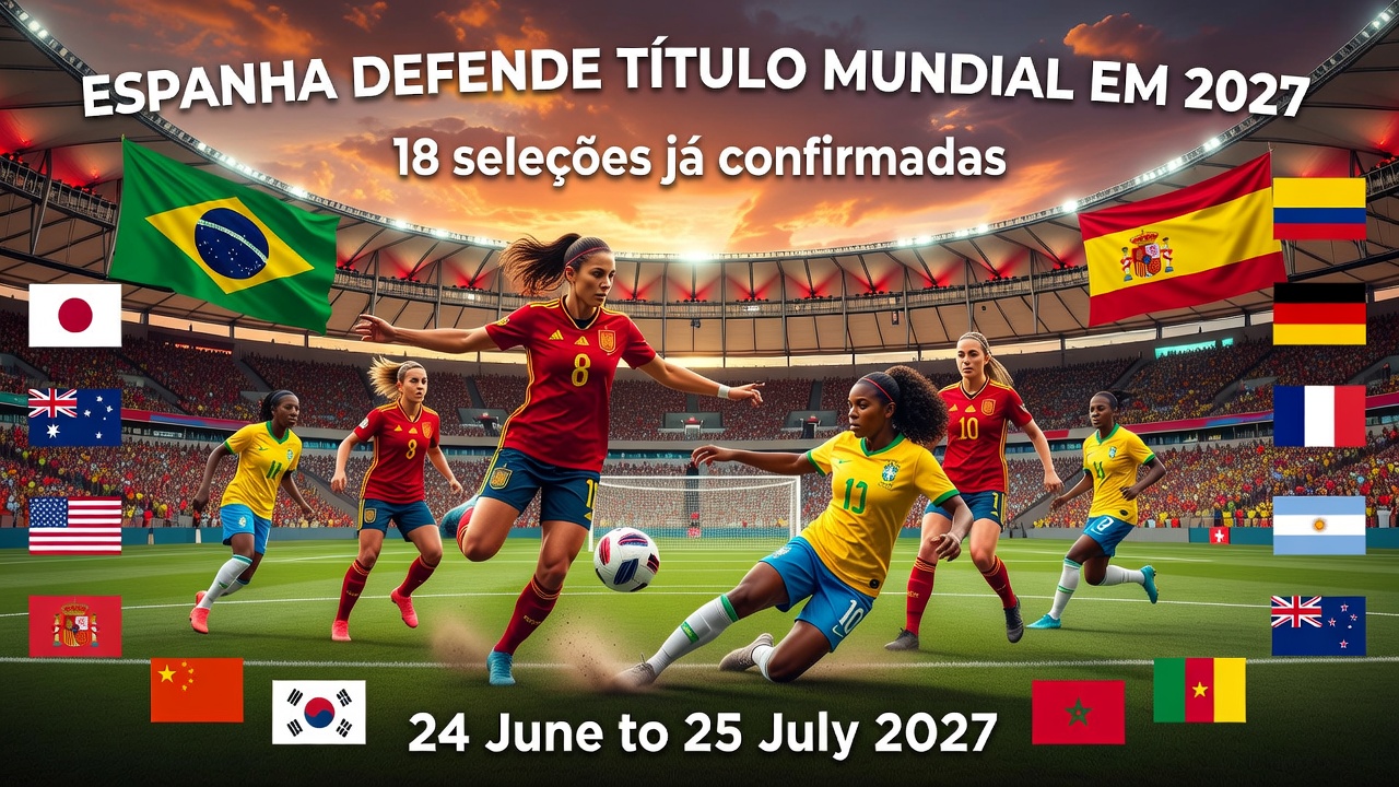 Espanha defende título mundial em 2027 com 18 seleções já confirmadas