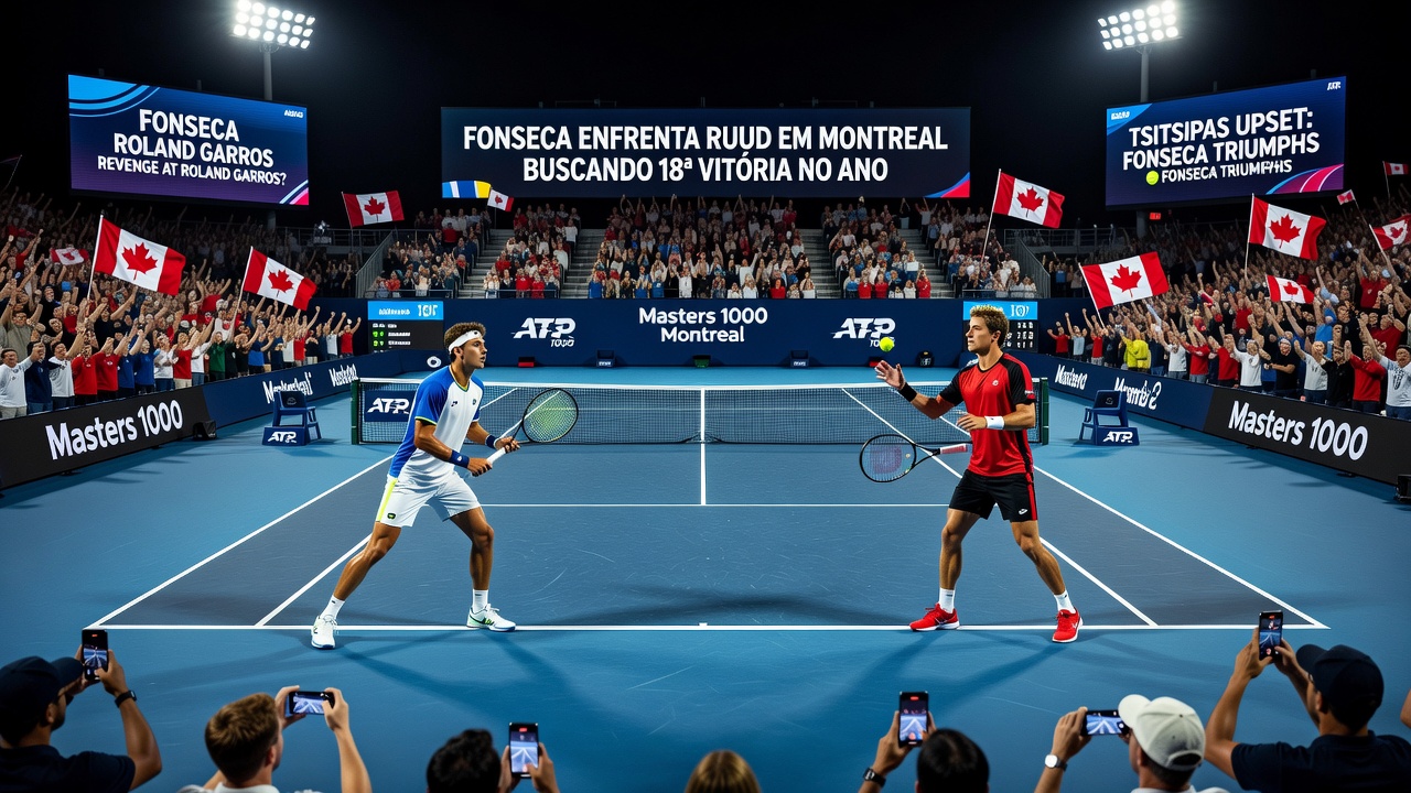 Fonseca Enfrenta Ruud em Montreal Buscando 18ª Vitória no Ano
