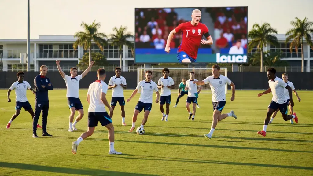 Rice, Guehi e James voltam ao treino e animam Inglaterra antes do duelo com a Noruega